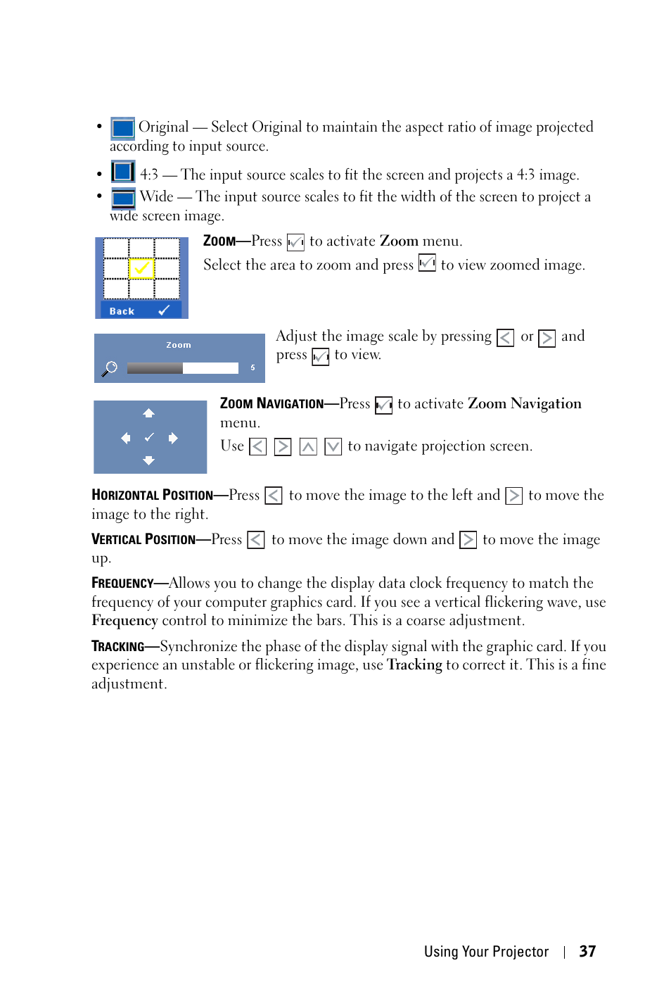 Dell 4210X Projector User Manual | Page 37 / 81