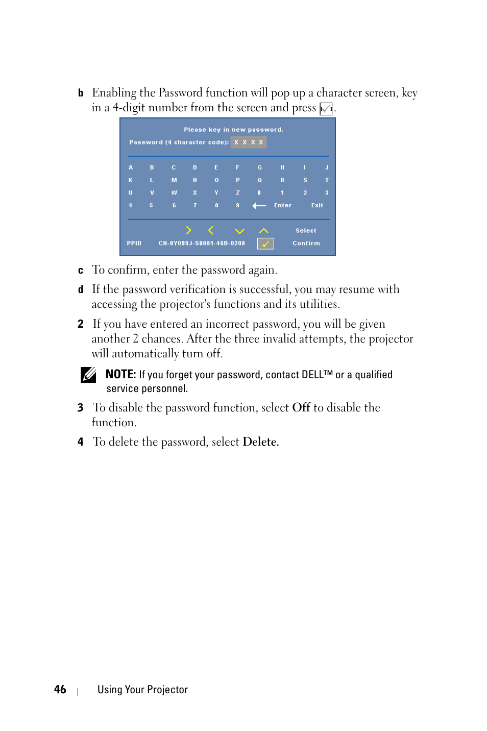 Dell 4210X Projector User Manual | Page 46 / 81