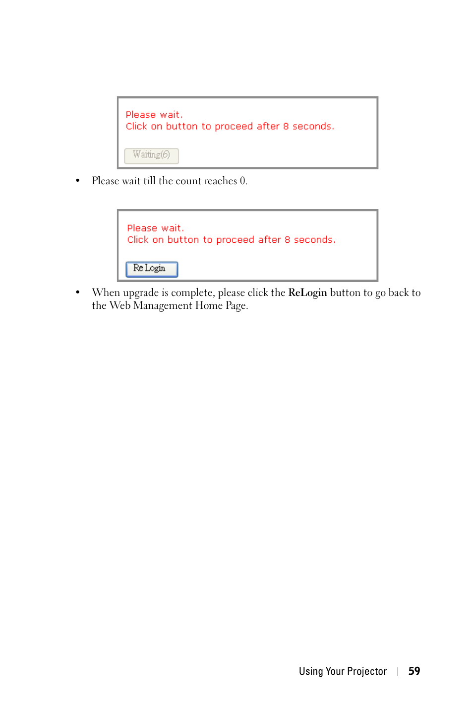 Dell 4210X Projector User Manual | Page 59 / 81