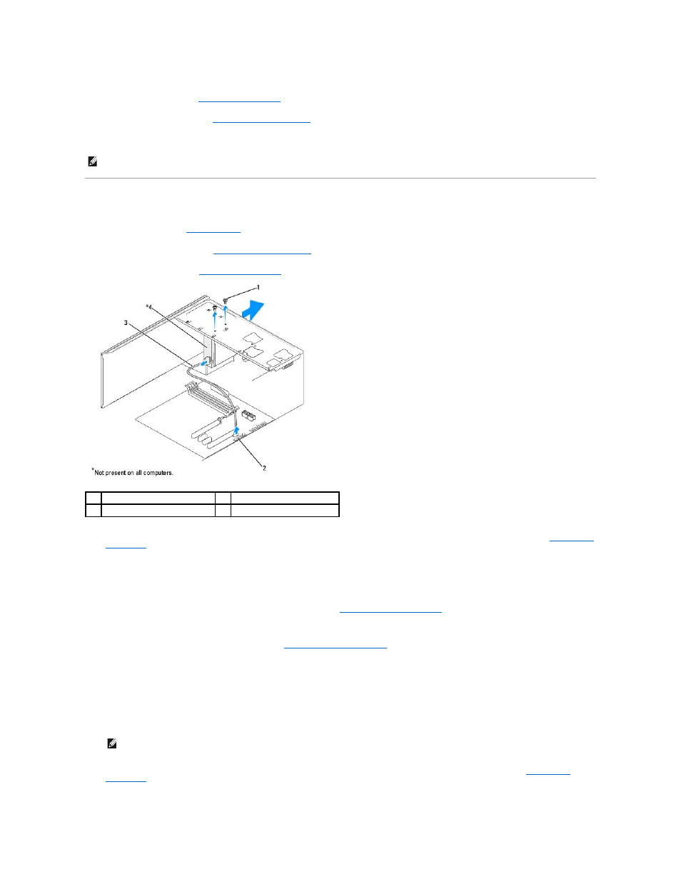 Replacing the flexdock, Go to, Step 12 | Dell Studio Desktop D540 (Late 2008) User Manual | Page 14 / 36