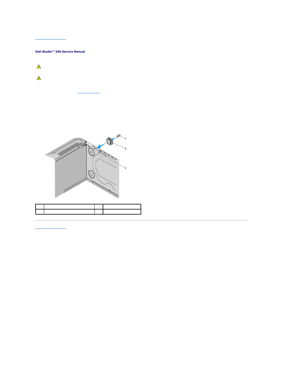 Replacing the rubber foot | Dell Studio Desktop D540 (Late 2008) User Manual | Page 26 / 36