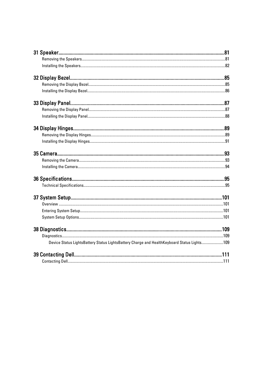 Dell Latitude E5520M (Early 2011) User Manual | Page 6 / 111
