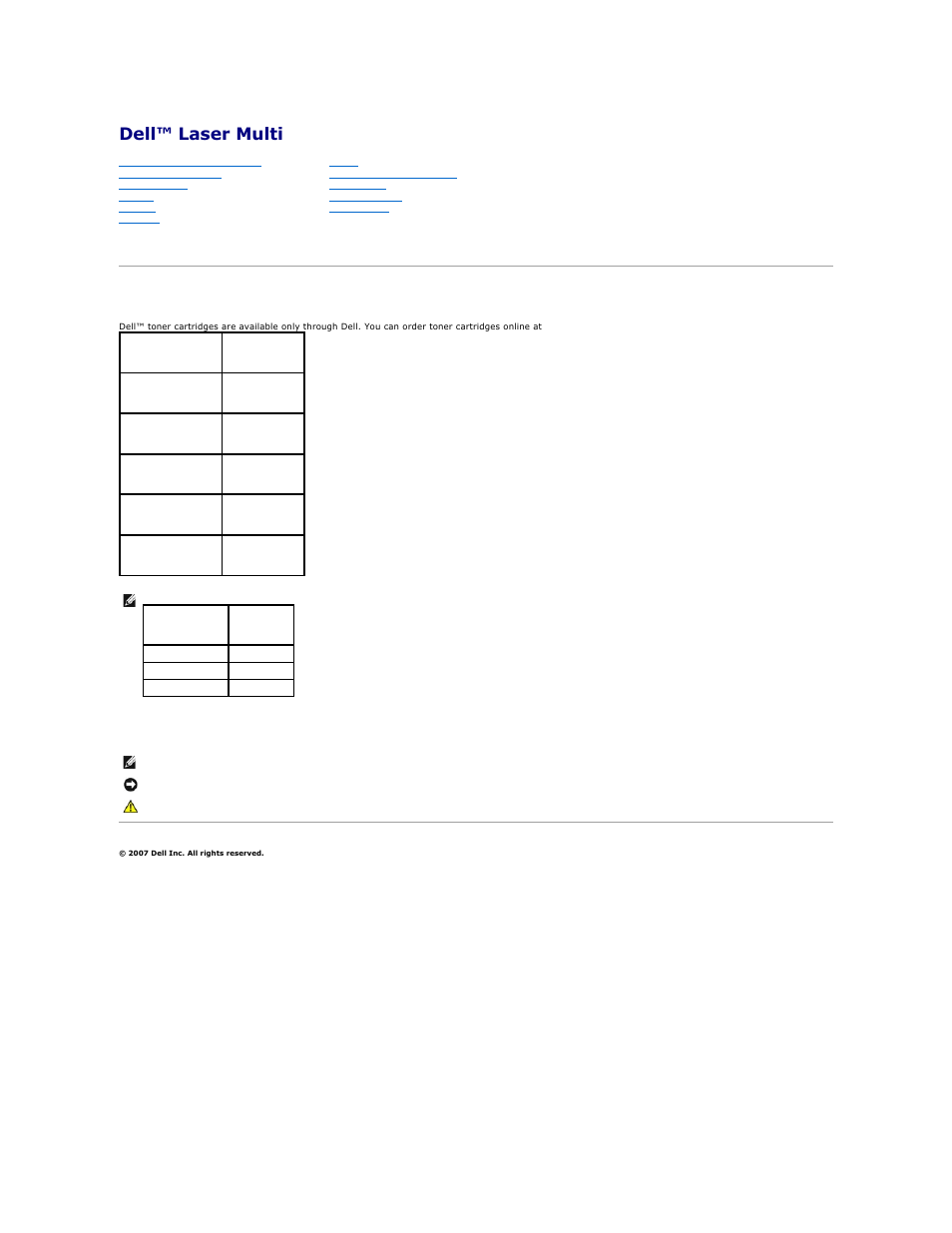 Dell 1125 Mono Laser MFP User Manual | 111 pages