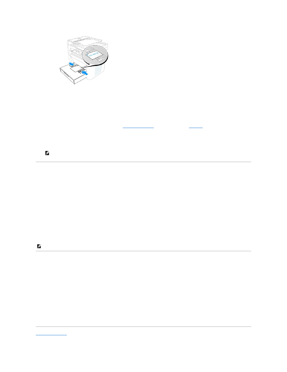 Setting the paper size, Setting the paper type | Dell 1125 Mono Laser MFP User Manual | Page 41 / 111