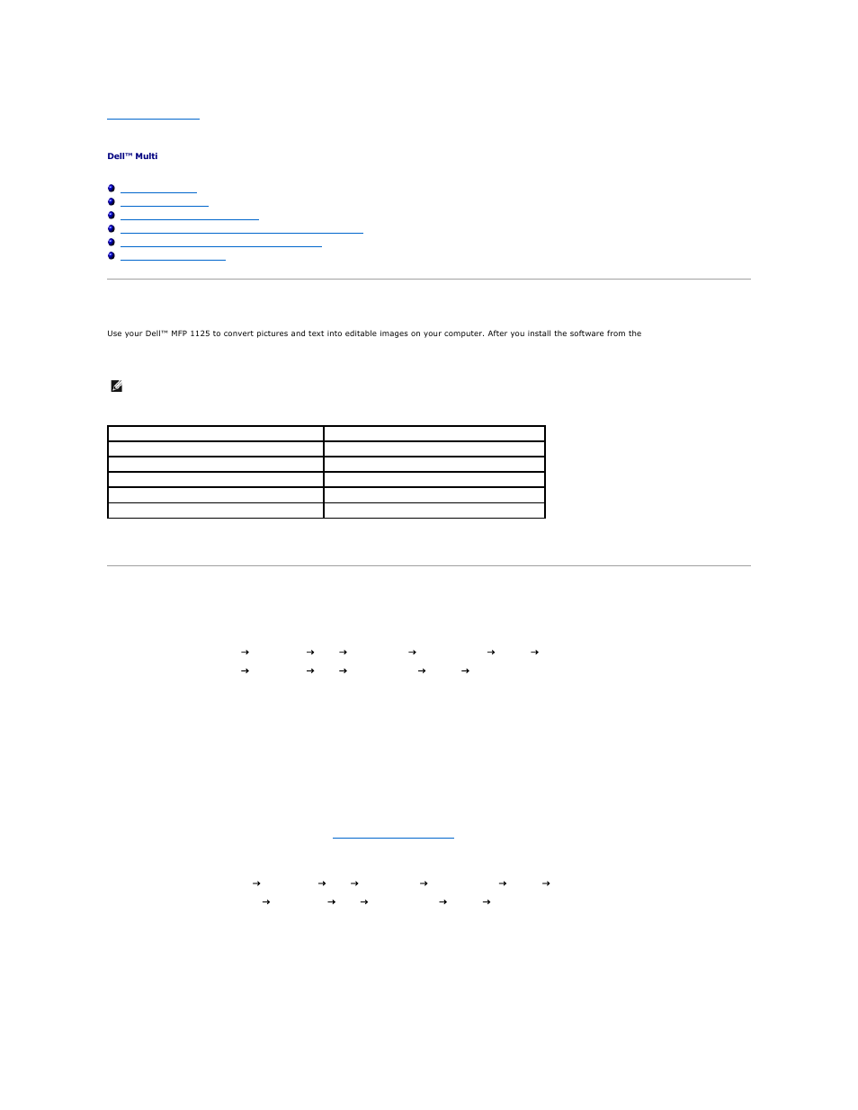 Scanning, Scanning overview, Using dell mfp center | Scanning using the dell mfp center | Dell 1125 Mono Laser MFP User Manual | Page 64 / 111