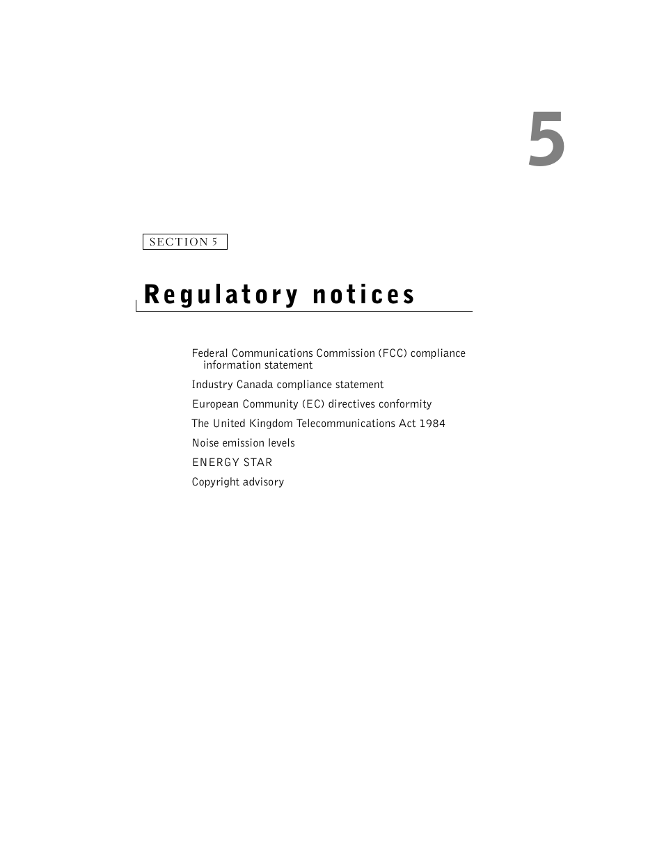 Regulatory notices | Dell J740 Personal Inkjet Printer User Manual | Page 37 / 68