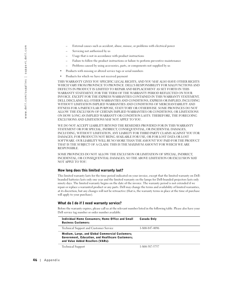 Dell J740 Personal Inkjet Printer User Manual | Page 56 / 68