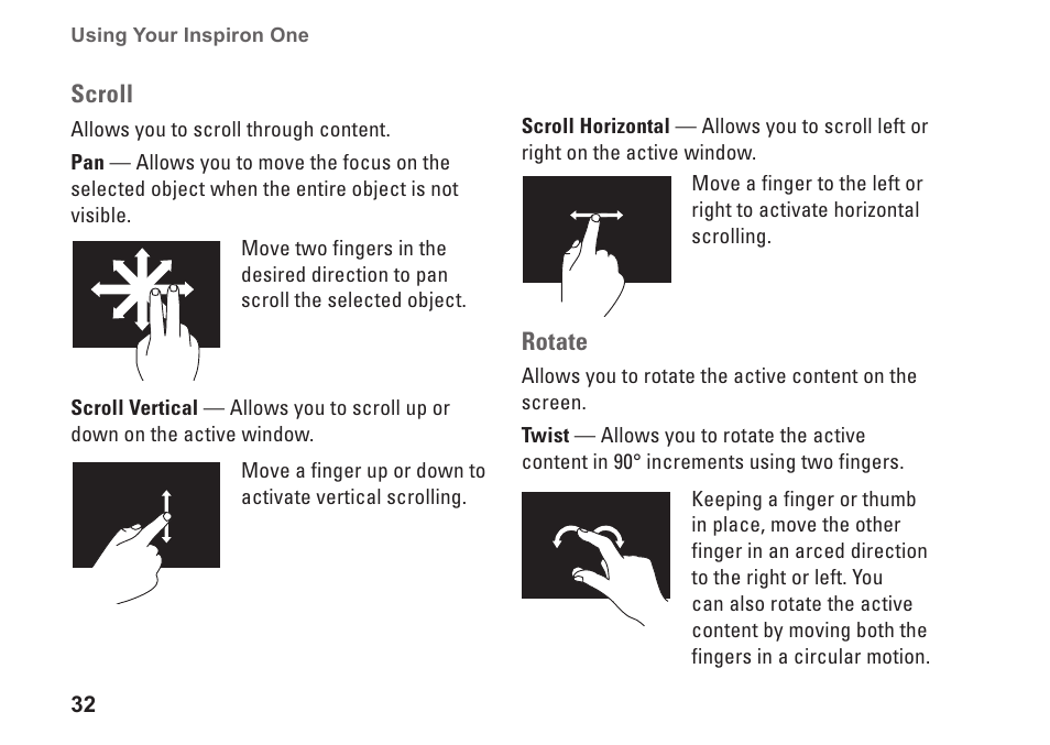 Dell Inspiron One 19 (Mid 2009) User Manual | Page 34 / 80