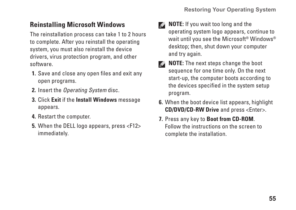 Dell Inspiron One 19 (Mid 2009) User Manual | Page 57 / 80