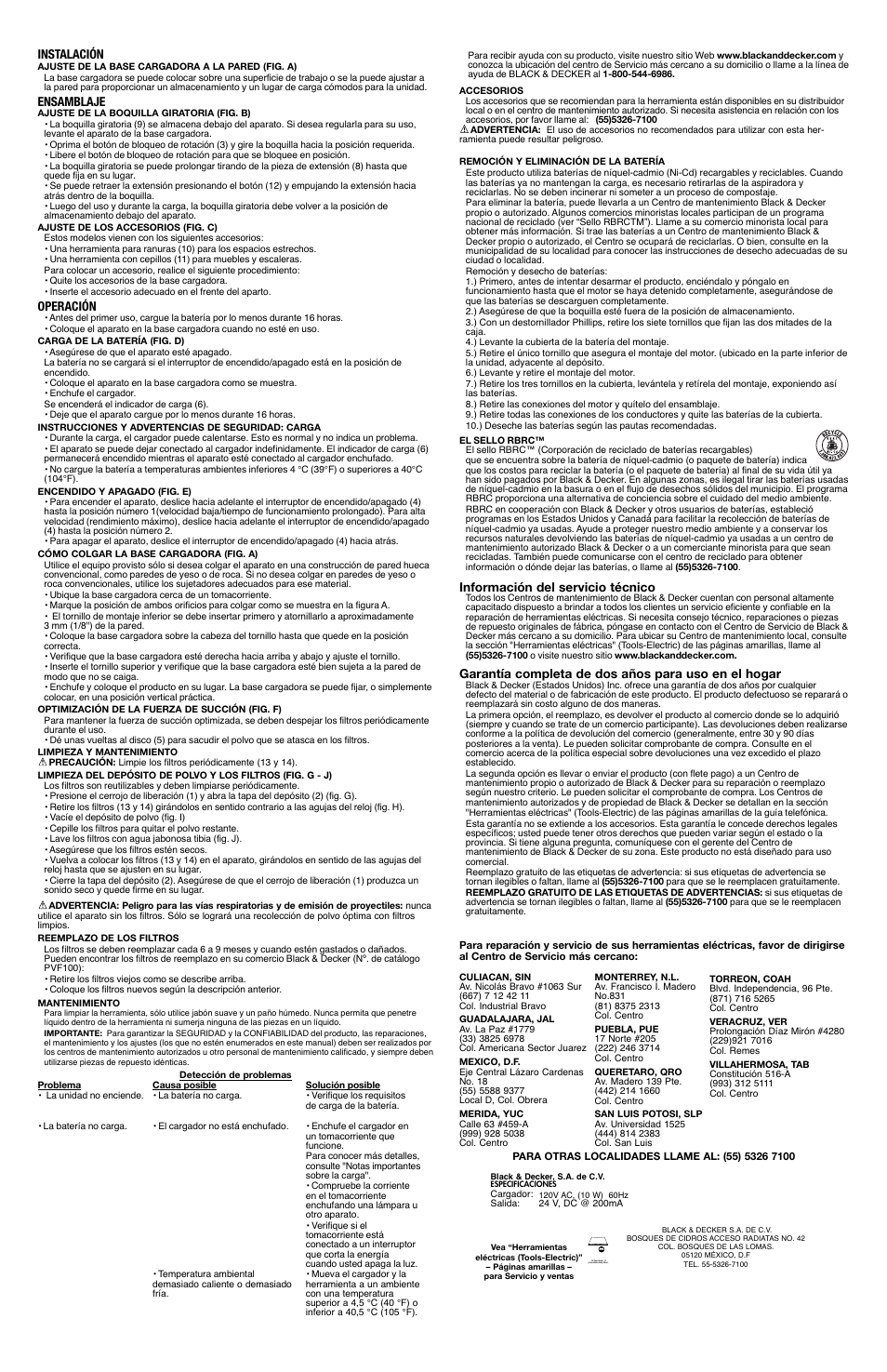 Black & Decker 90500746 User Manual | Page 5 / 5
