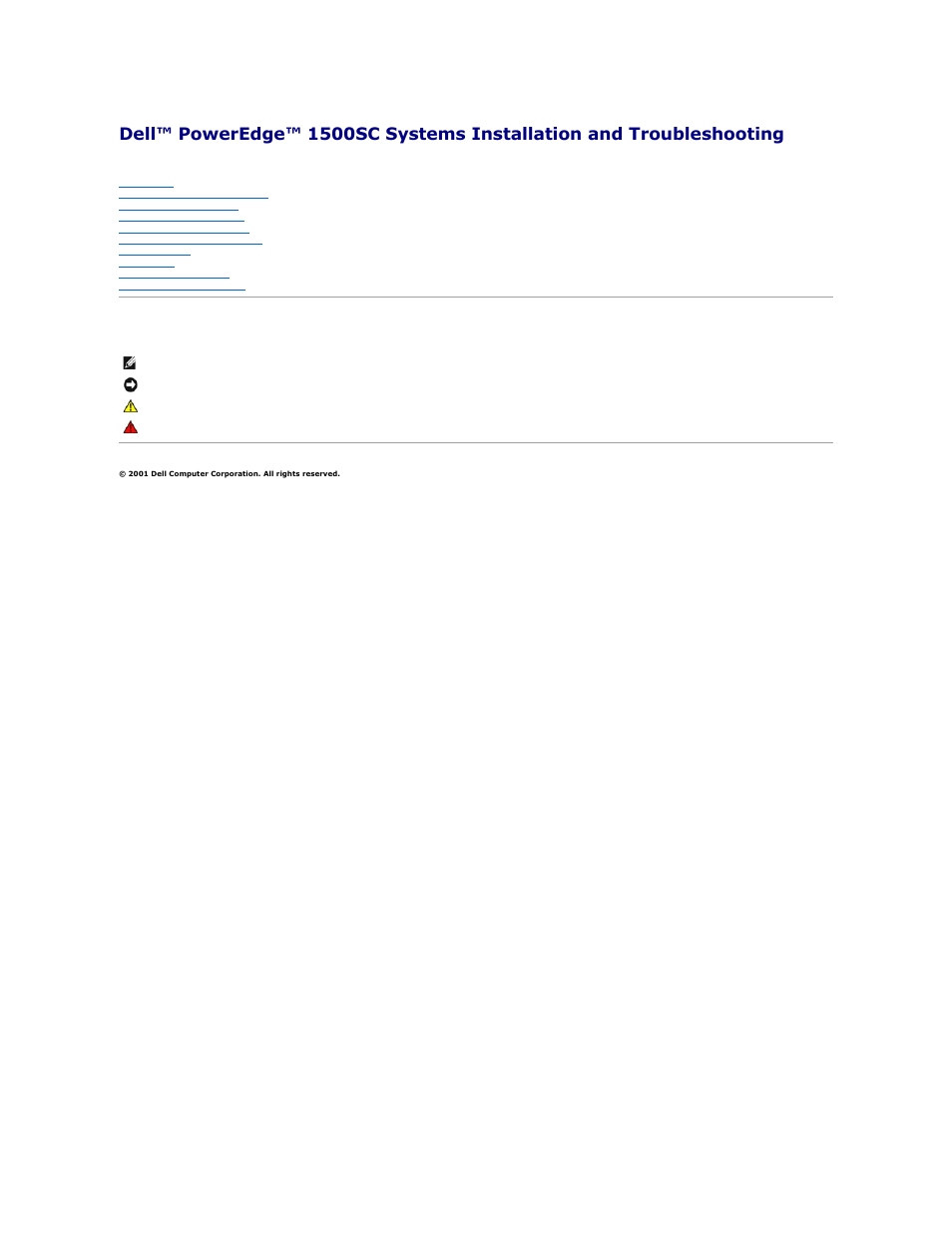 Dell PowerEdge 1500SC User Manual | 67 pages