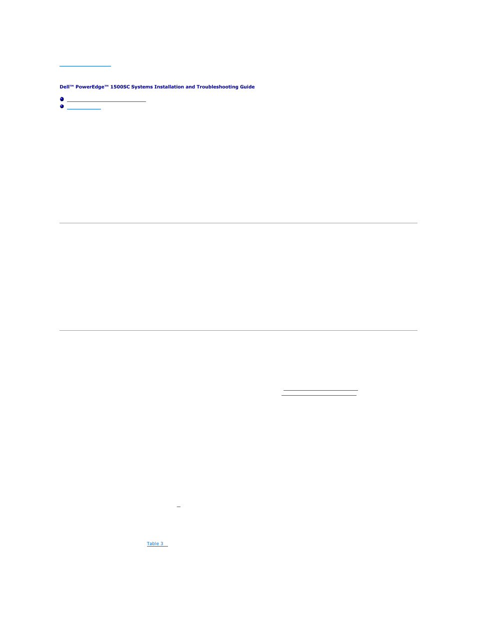Finding software solutions, Installing and configuring software, Using software | Error messages, Input errors, Program conflicts, Avoiding interrupt assignment conflicts | Dell PowerEdge 1500SC User Manual | Page 13 / 67