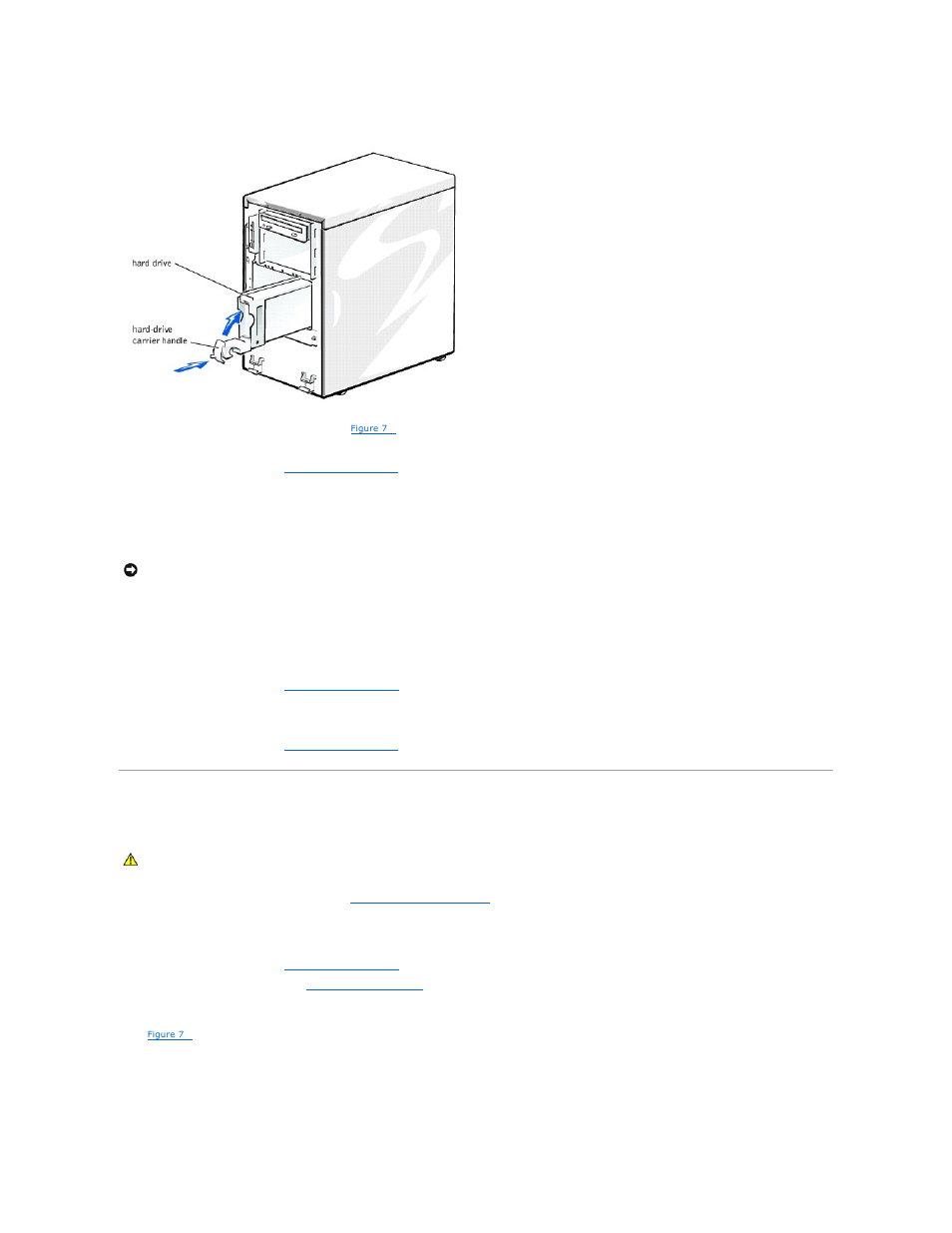 Installing a 5.25-inch device, Removing a scsi hard drive | Dell PowerEdge 1500SC User Manual | Page 47 / 67