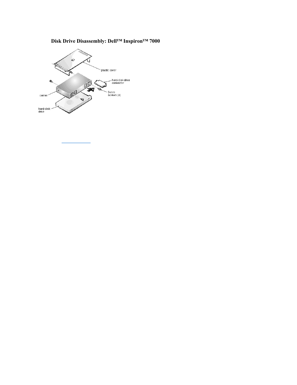 Hard-disk drive disassembly: dell™ inspiron™ 7000 | Dell Inspiron 7000 User Manual | Page 37 / 104