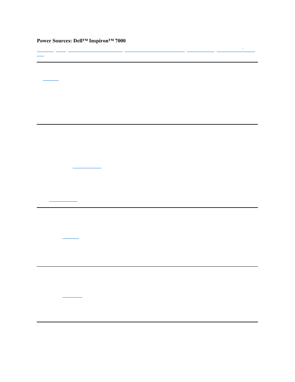 Power sources: dell™ inspiron™ 7000 | Dell Inspiron 7000 User Manual | Page 68 / 104