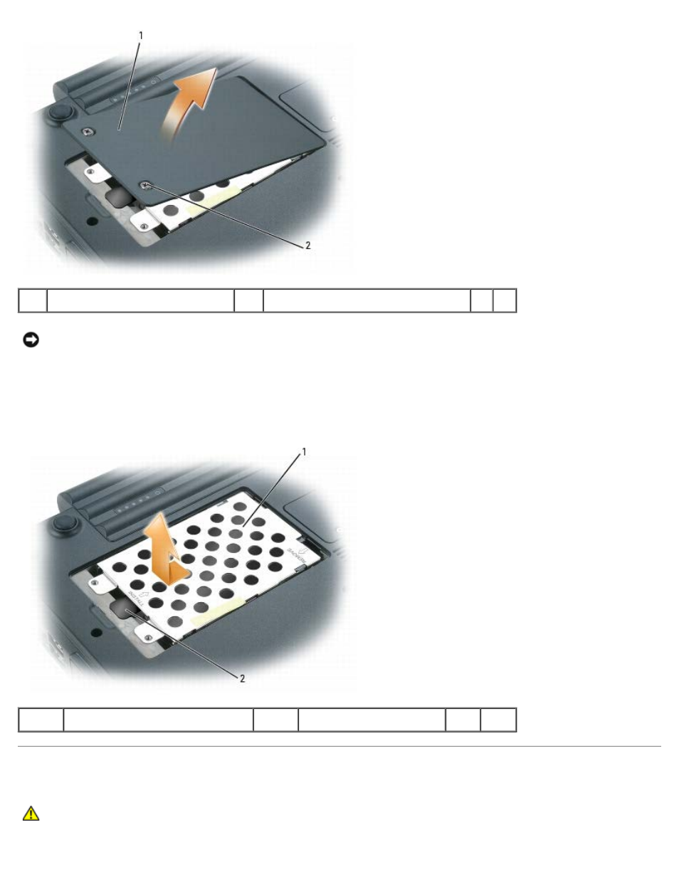 Replacing the hard drive | Dell XPS M140 (MXC051, Late 2005) User Manual | Page 14 / 72