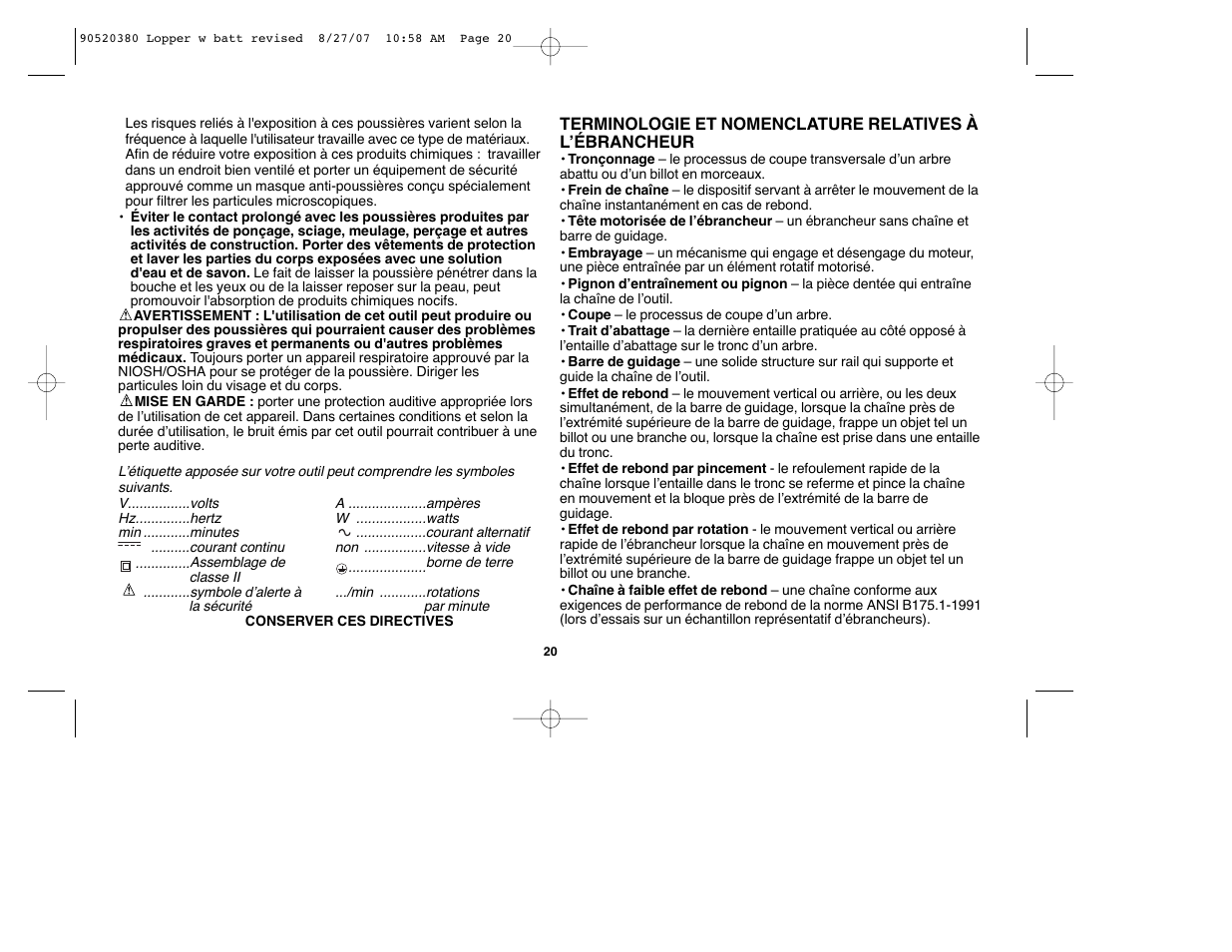 Black & Decker Alligator 90520380 User Manual | Page 20 / 44