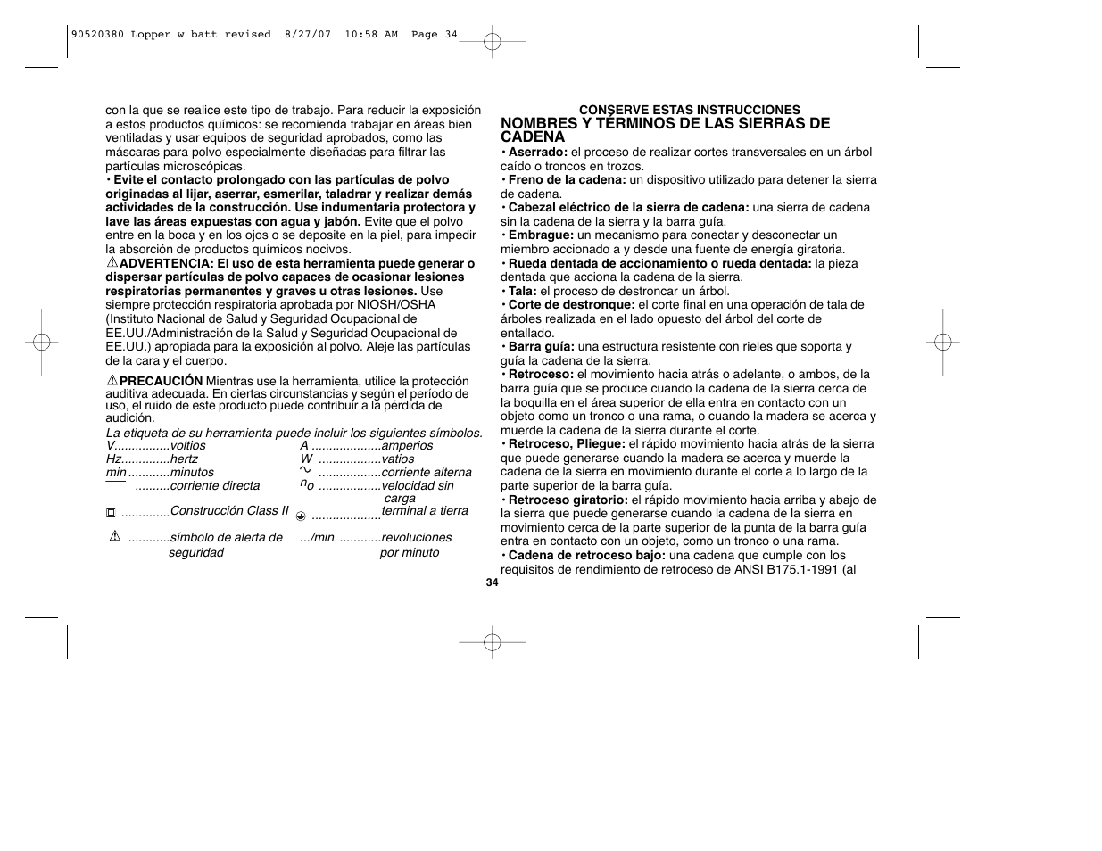 Black & Decker Alligator 90520380 User Manual | Page 34 / 44