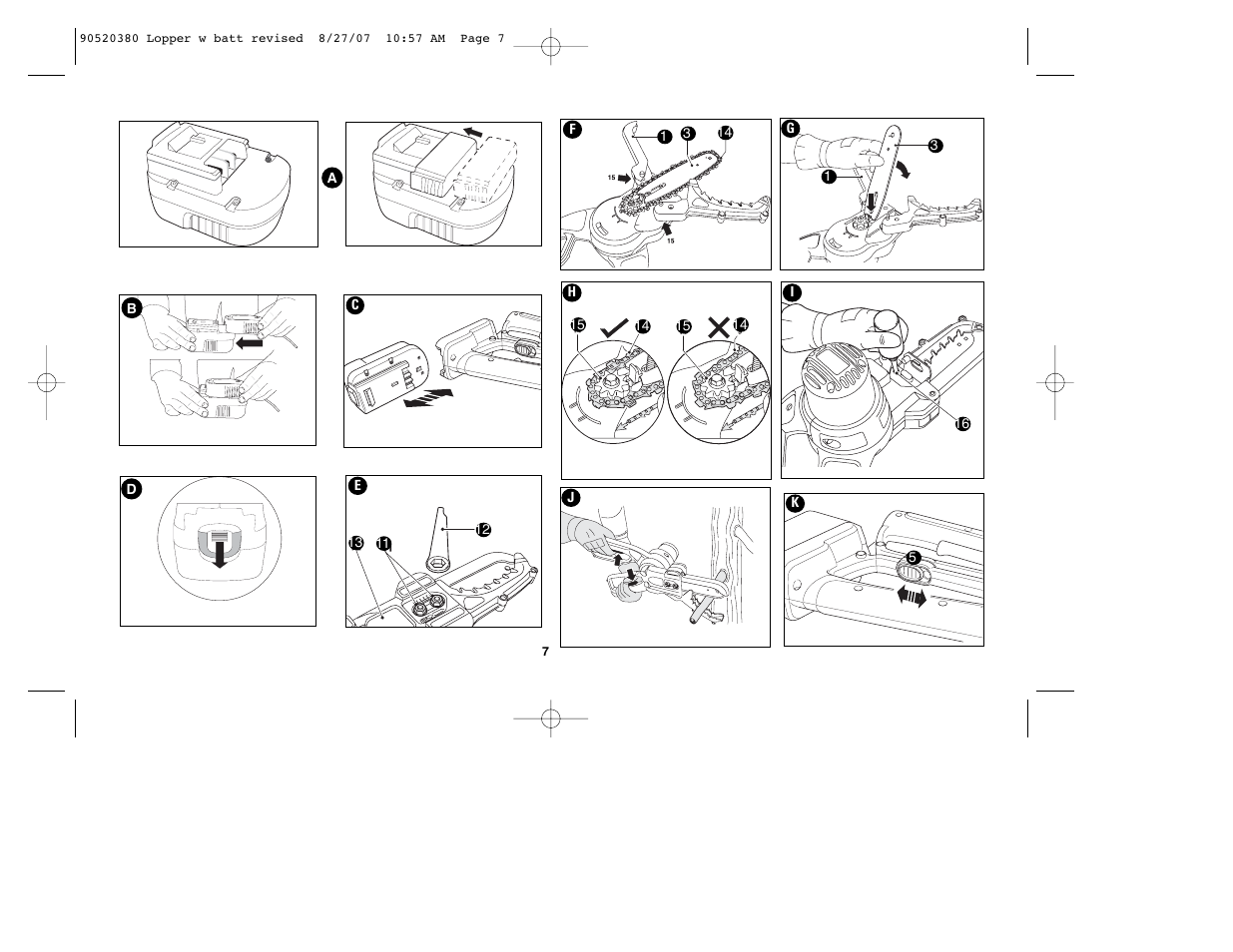 Black & Decker Alligator 90520380 User Manual | Page 7 / 44