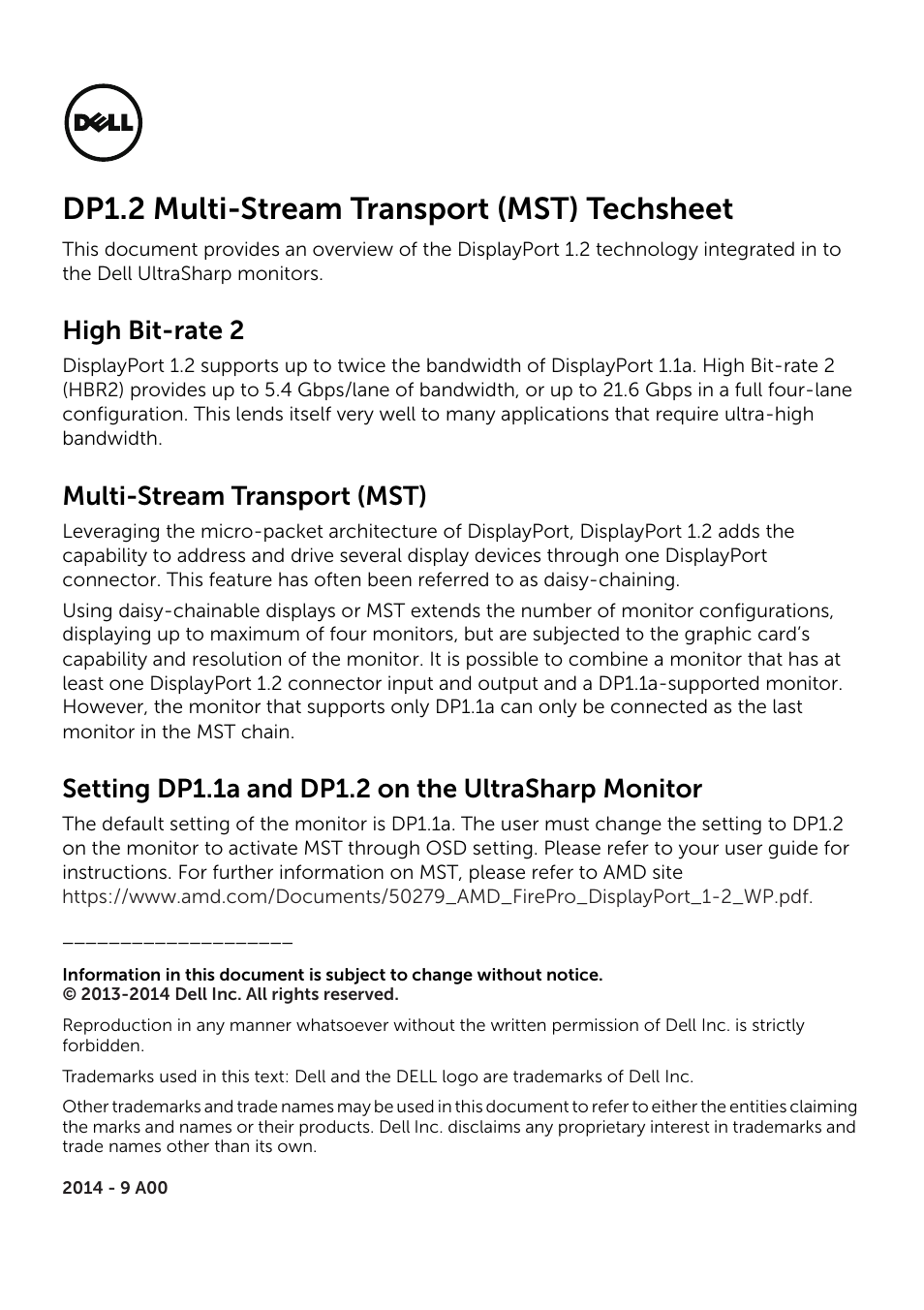 Dell UltraSharp 25 Monitor User Manual | 19 pages