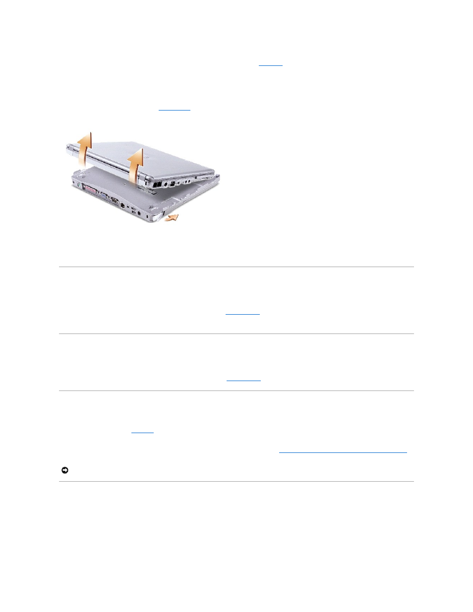 Installing drives, Removing drives, Connecting and disconnecting external drives | Dell Latitude X300 User Manual | Page 13 / 25