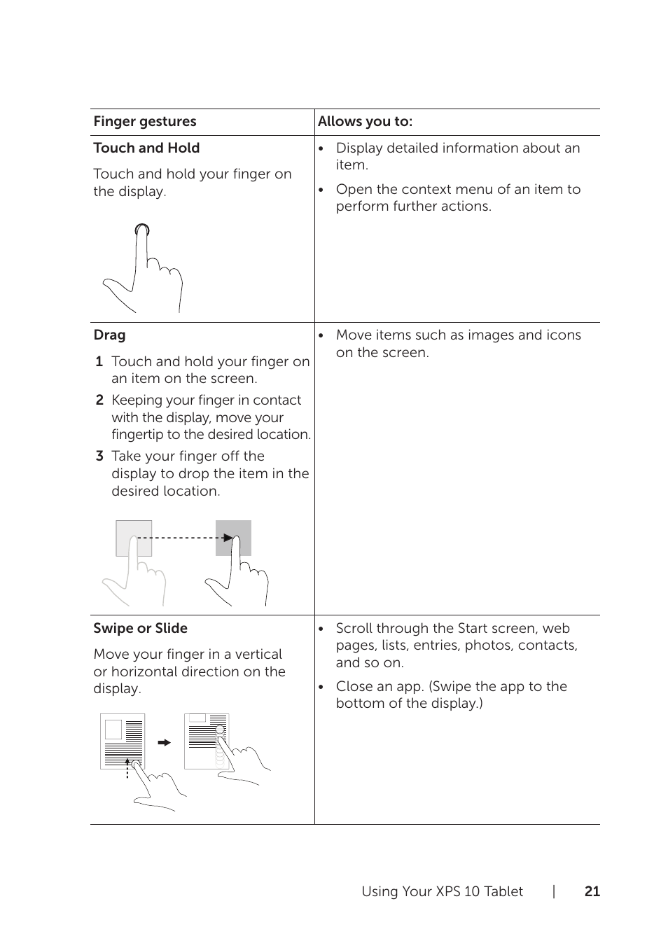 Dell XPS 10 Tablet User Manual | Page 21 / 56