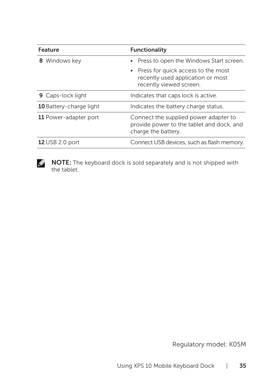 Dell XPS 10 Tablet User Manual | Page 35 / 56