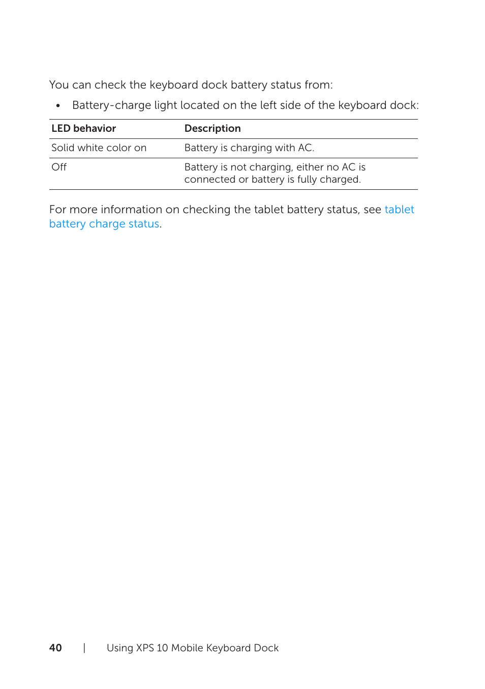 Dell XPS 10 Tablet User Manual | Page 40 / 56