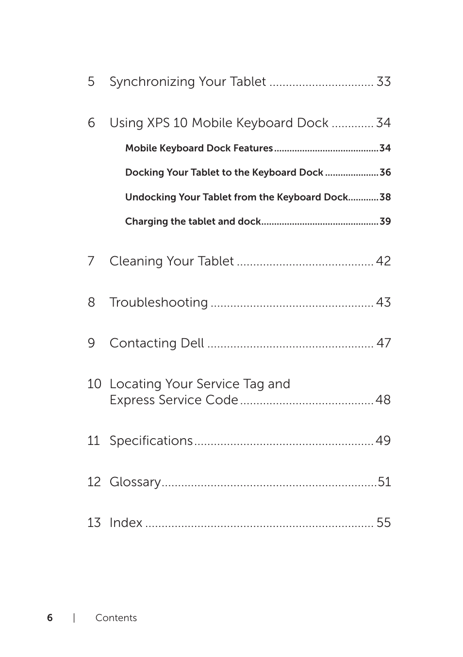 Dell XPS 10 Tablet User Manual | Page 6 / 56