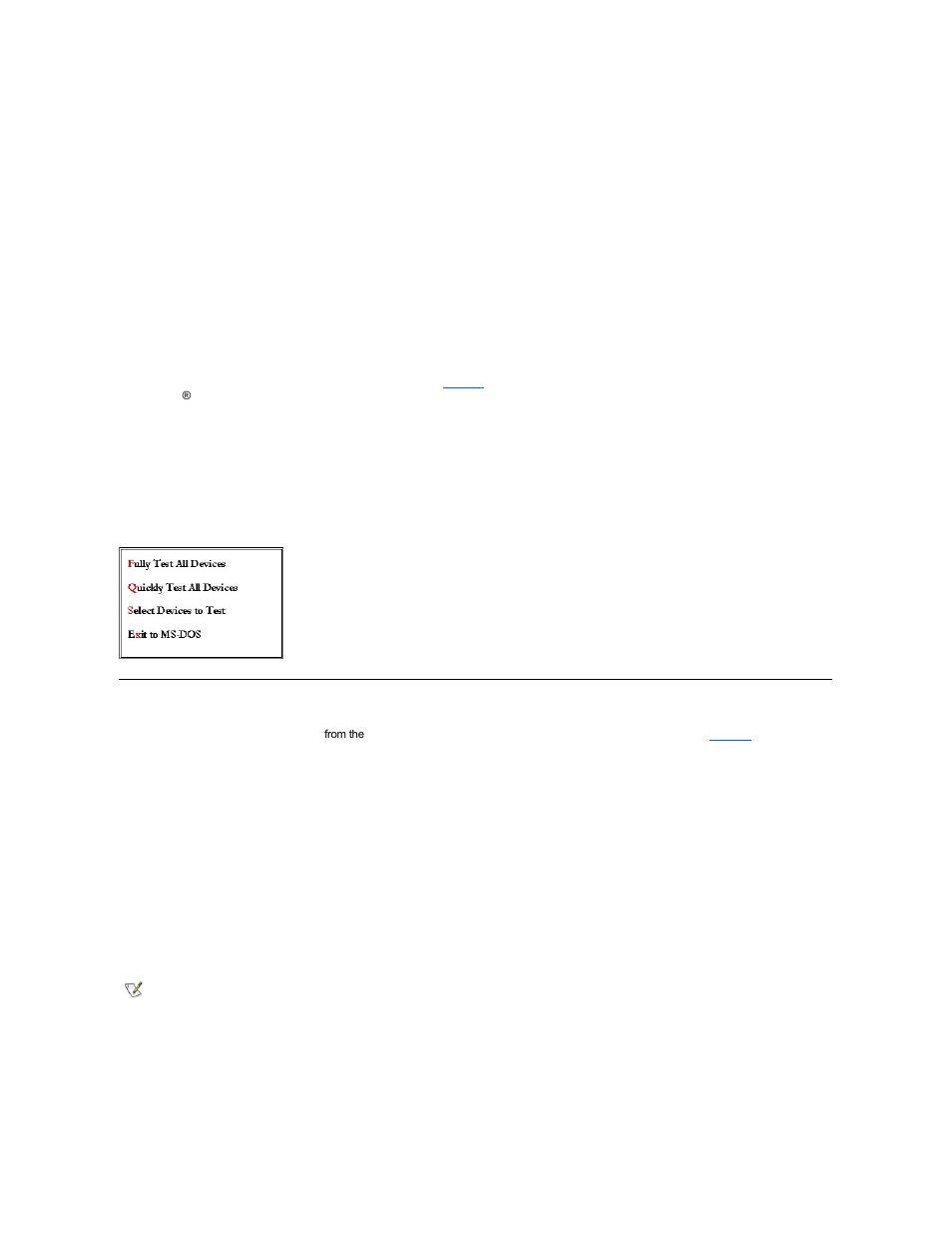 Dell diagnostics main screen overview | Dell Latitude L400 User Manual | Page 26 / 84