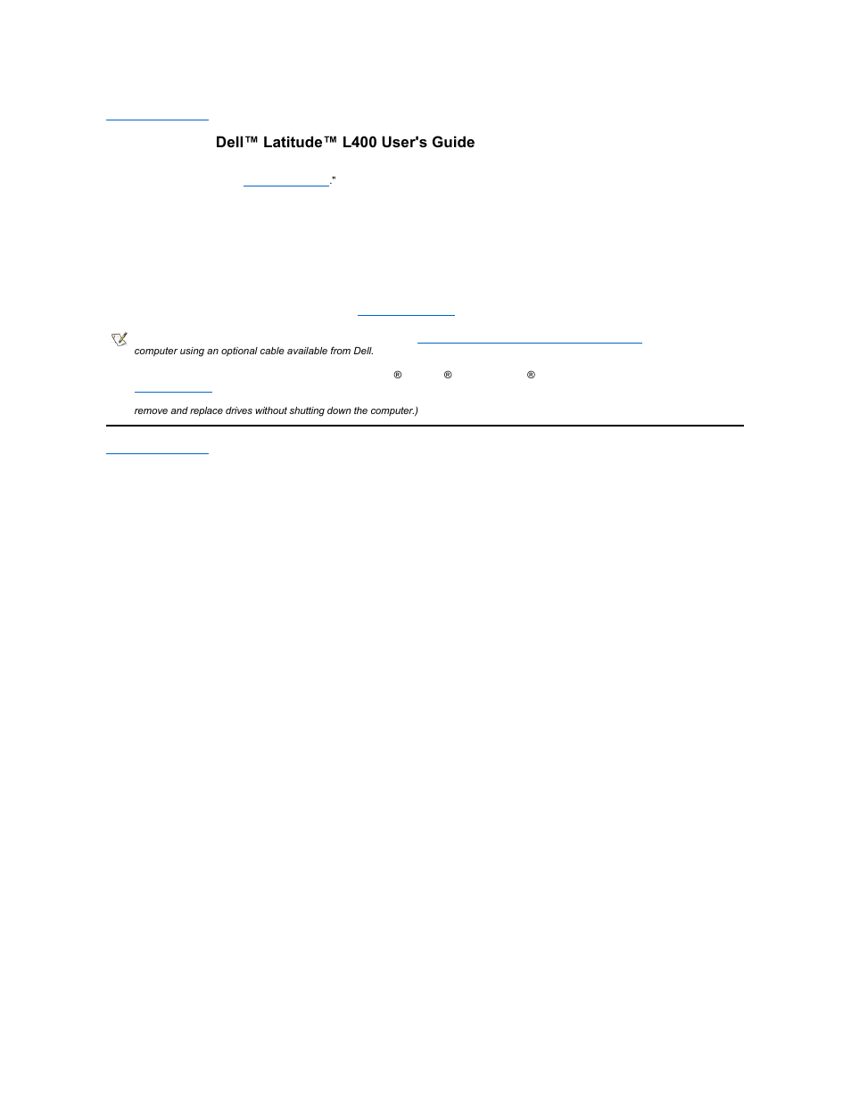 Diskette drive: dell™ latitude™ l400 user's guide | Dell Latitude L400 User Manual | Page 29 / 84