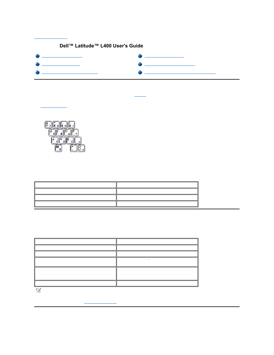 Keyboard: dell™ latitude™ l400 user's guide | Dell Latitude L400 User Manual | Page 50 / 84