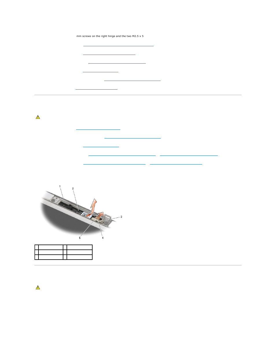 Removing the microphone board, Replacing the microphone board | Dell Latitude E6400 User Manual | Page 41 / 99