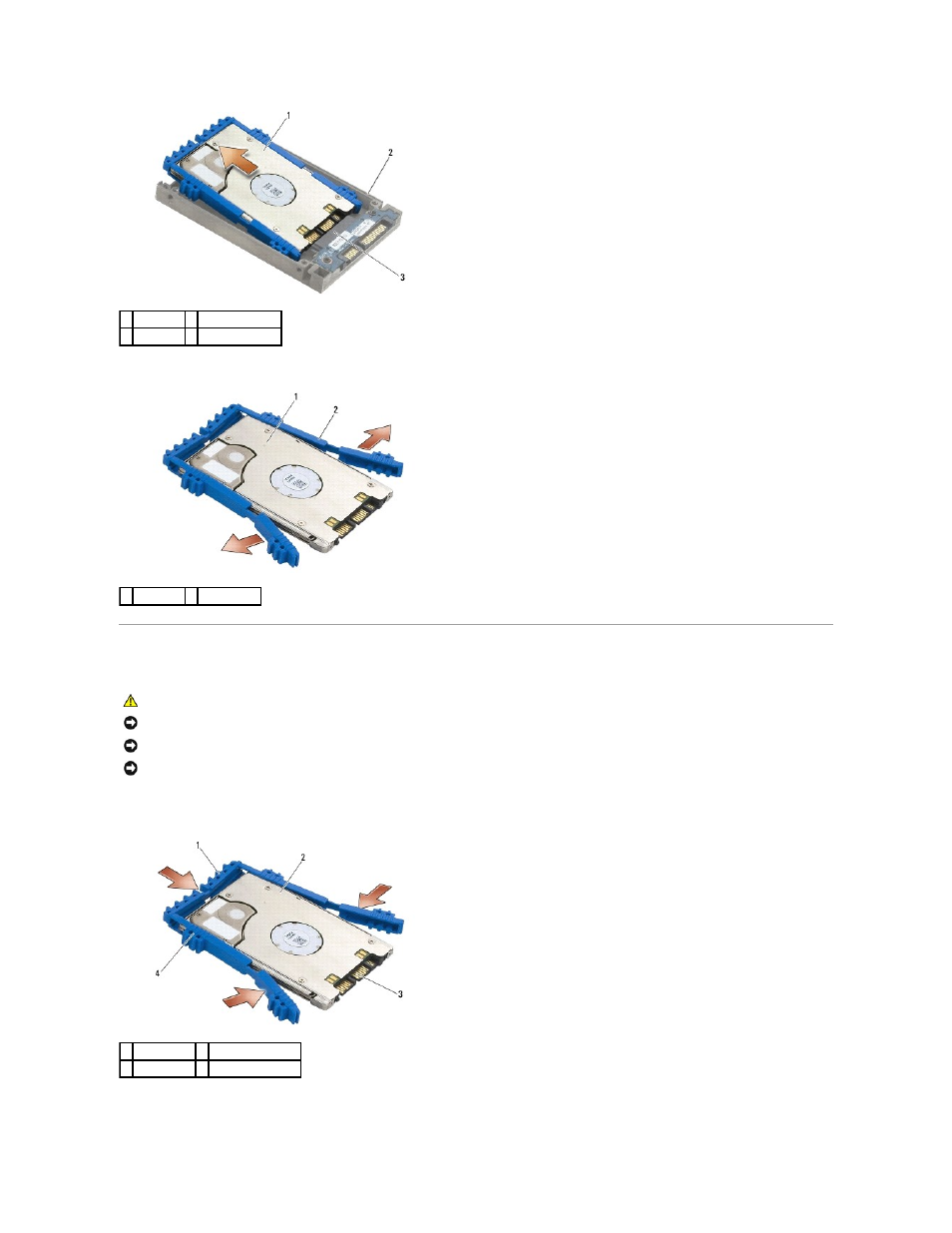 Replacing the 1.8" hard drive (e6400 atg) | Dell Latitude E6400 User Manual | Page 54 / 99