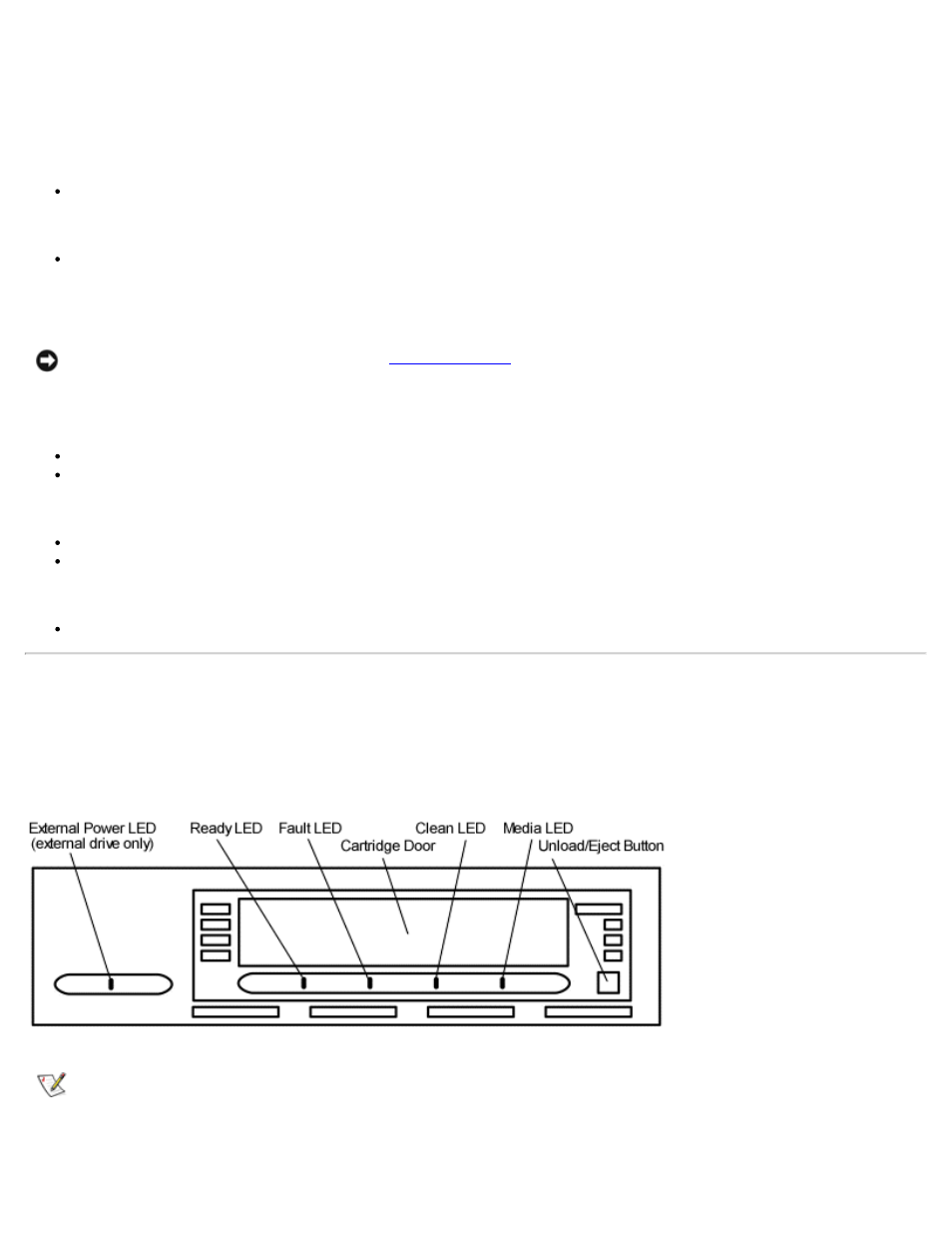 Front panel controls and indicators | Dell 110T DLT1 Drive User Manual | Page 3 / 38