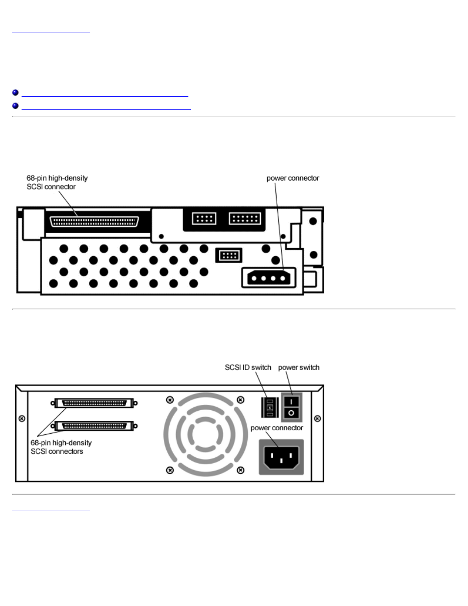 Drive connectors | Dell 110T DLT1 Drive User Manual | Page 36 / 38