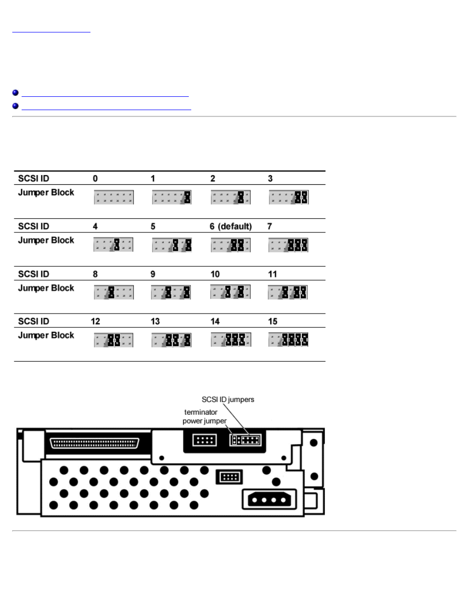 Jumpers | Dell 110T DLT1 Drive User Manual | Page 37 / 38