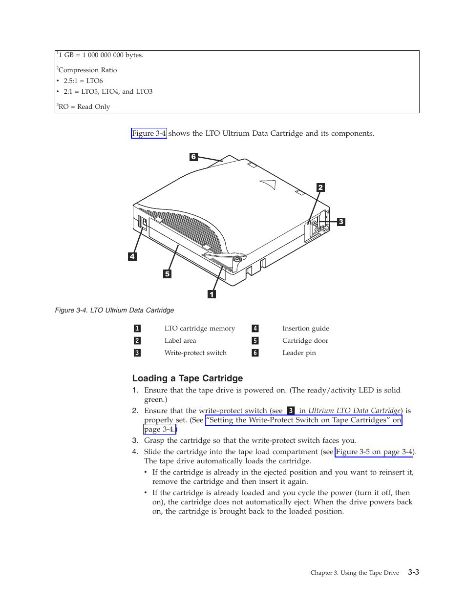 Lto ultrium data cartridge, Loading a tape cartridge | Dell Powervault LTO6 User Manual | Page 29 / 93