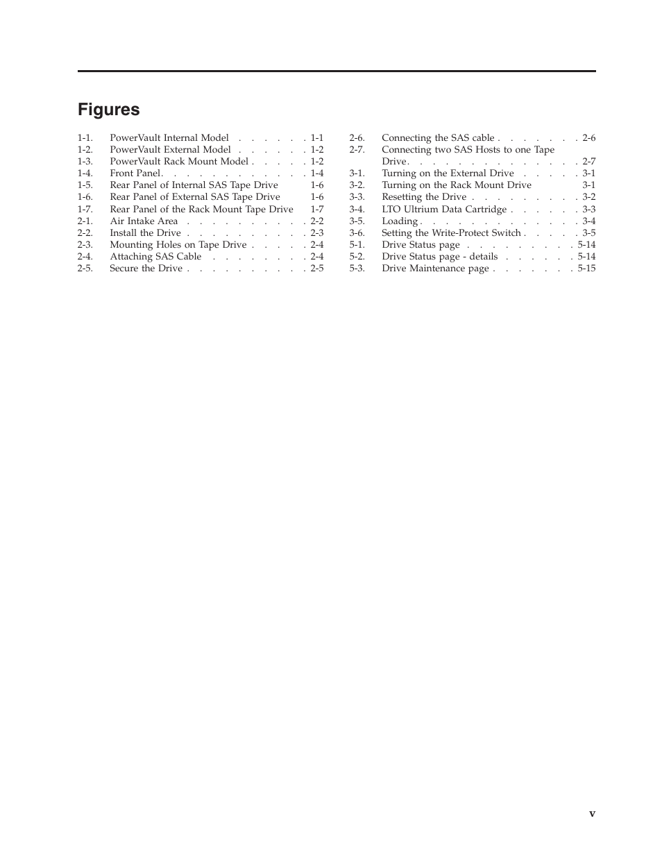 Figures, Figures . . . . . . . . . . . . . . . v | Dell Powervault LTO6 User Manual | Page 5 / 93