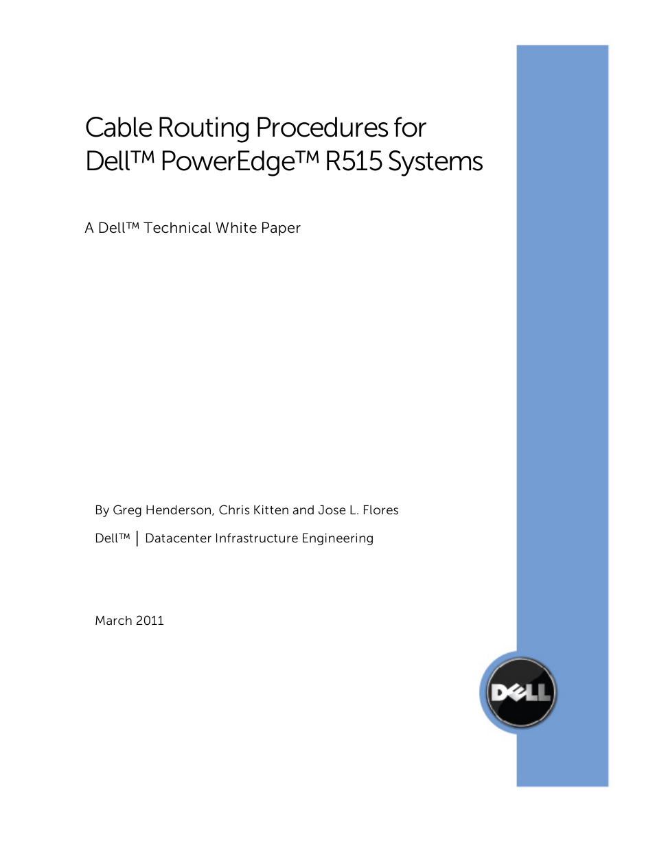 Dell PowerEdge Rack Enclosure 4020S User Manual | 11 pages