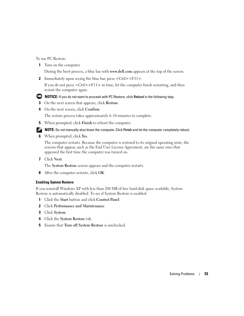 Dell Inspiron 700M User Manual | Page 53 / 114