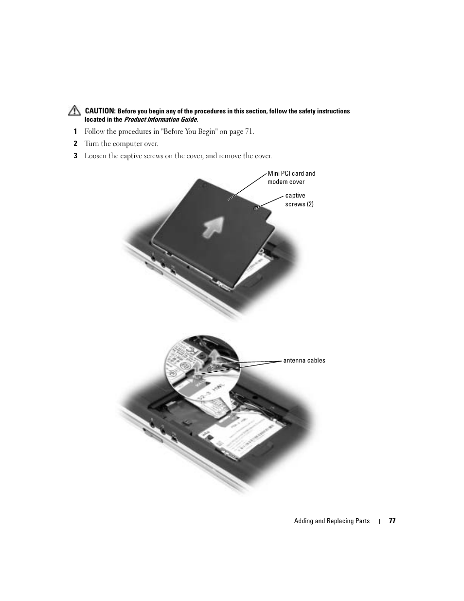 Dell Inspiron 700M User Manual | Page 77 / 114