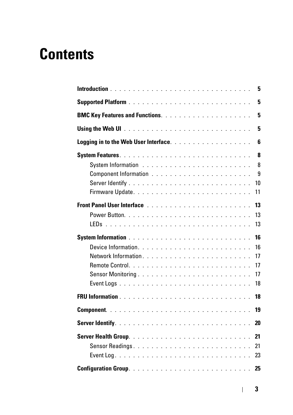 Dell PowerEdge C5230 User Manual | Page 5 / 74