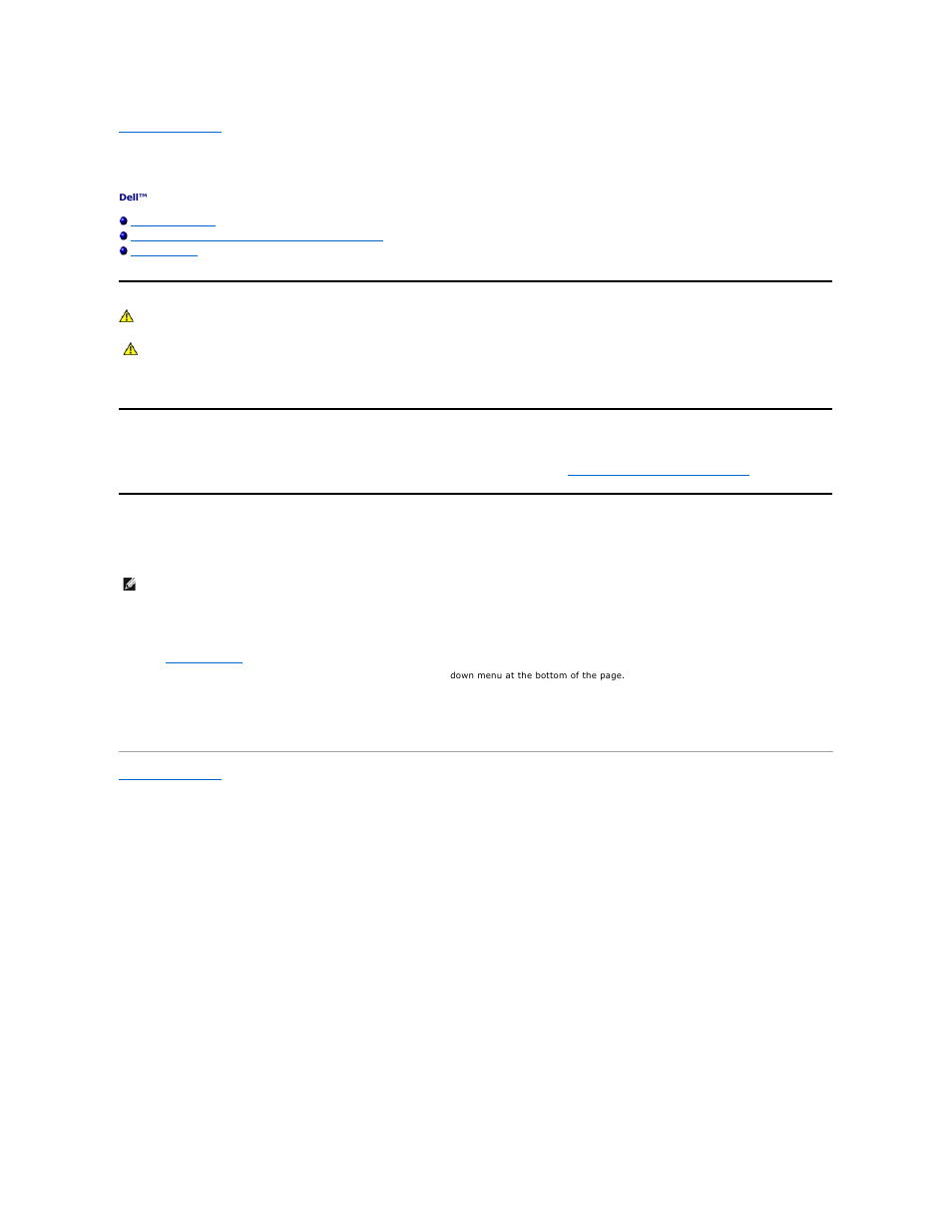 Appendix, Caution: safety instructions, Contacting dell | Dell SX2210WFP Monitor User Manual | Page 12 / 37