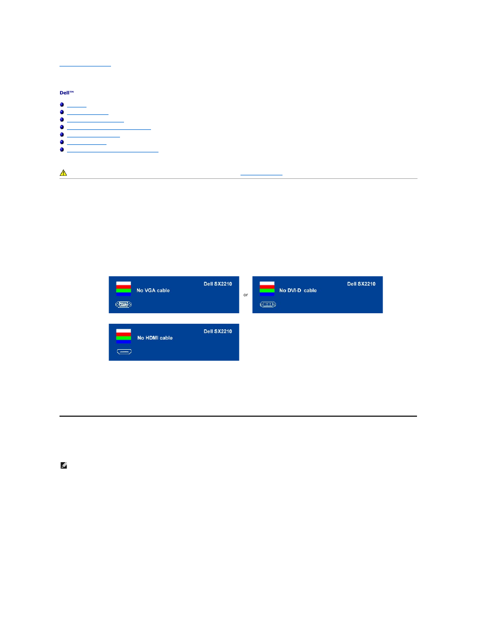 Troubleshooting, Self-test, Built-in diagnostics | Dell SX2210WFP Monitor User Manual | Page 33 / 37