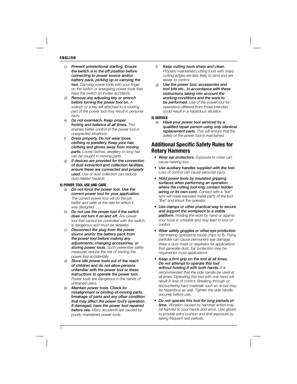 Black & Decker D25600 User Manual | Page 9 / 16