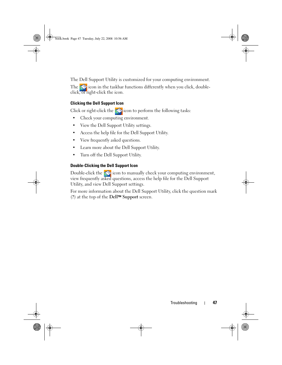 Dell Precision M2400 (Mid 2008) User Manual | Page 47 / 70