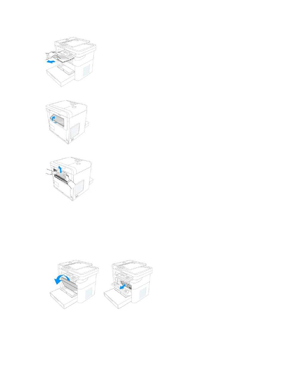 Drum area jam | Dell 1125 Multifunctional Laser Printer User Manual | Page 5 / 111