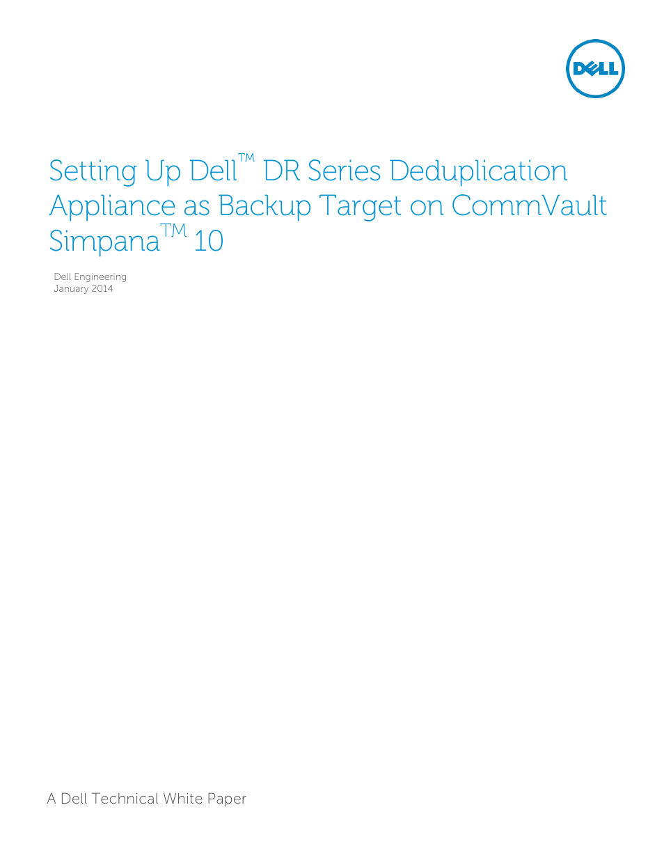 Dell PowerVault DR6000 User Manual | 38 pages