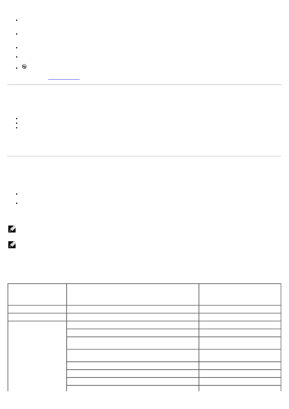 Fcc identification information contacting dell, Fcc identification information, Contacting dell | Dell 1707FP Monitor User Manual | Page 31 / 45